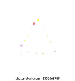 Sprinkles grainy. Cupcake donuts, dessert, sugar, bakery background. Sweet confetti on white chocolate glaze background. Vector Illustration sprinkles holiday designs, party, birthday, invitation.