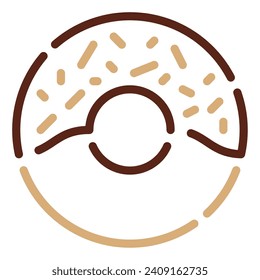 Sprinkles icon illustration for web, app, infographic, etc