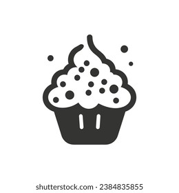Icono de salpicaduras en fondo blanco - Ilustración vectorial simple
