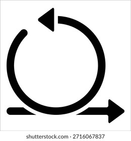 Elemento del icono del ciclo de Sprint para el diseño