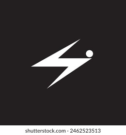 sprint fast logo design icon.