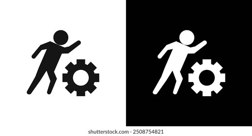 Sprint icon Flat fill set collection