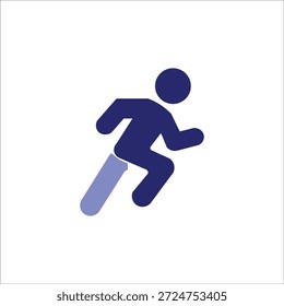 Iconos del sprint. Vector coloreado simple