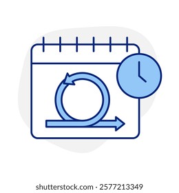 Sprint Planning – Calendar Representing Agile Task Scheduling and Iteration Goals