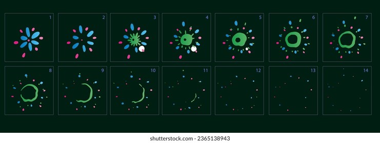 sprite, animation, firework, cartoon, explosion, vector, classic, effect, graphic, sheet, splash, action, adventure, art, asset, background, blast, boom, bright, burn, burst, dangerous, design, frames