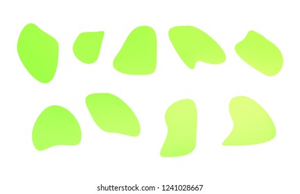 A sprite sheet, a blue liquid trap, a splash. Animation for a game or a cartoon. Abstract liquid drops. 3d illustration. Ink or fluid shapes. Science physics and chemistry