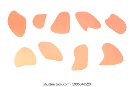 A sprite sheet, a green liquid trap, a splash. Animation for a game or a cartoon. Abstract liquid drops. 3d illustration. Ink or fluid shapes. Science physics and chemistry
