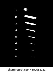 Sprite sheet of sword strike. Animation for game development or cartoon.