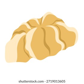 Spritz Cookie Flat Vector Illustration