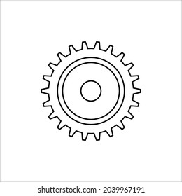 Sprocket icon design template illustration isolated