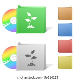 Sprout. Box with compact disc.