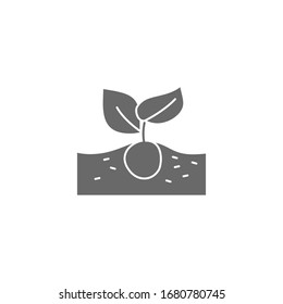 Sprout, farming icon. Simple vector agriculture icons for ui and ux, website or mobile application