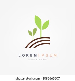 Sprout grain icon. Eco icon. Vector ilustration