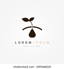 Sprout grain icon. Eco icon. Vector ilustration