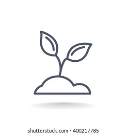 sprout icon - Shutterstock ID 400217785