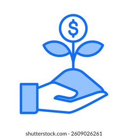 Sprout Icon Element For Design