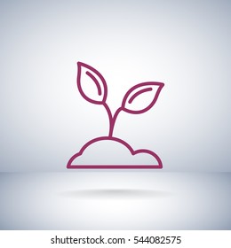  Sprout icon Flat.