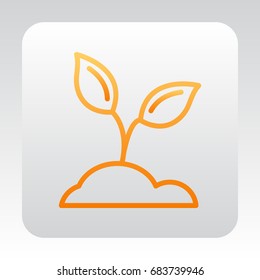  Sprout icon Flat.