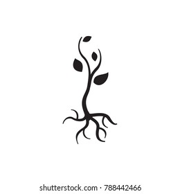 sprout icon illustration isolated vector sign symbol