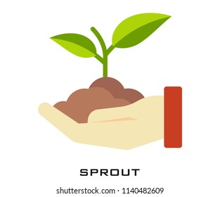 Sprout icon signs