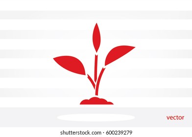 sprout icon vector illustration eps10.