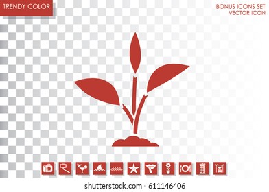 sprout icon vector illustration eps10.