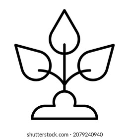 Sprout icon vector image. Can also be used for web apps, mobile apps and print media.
