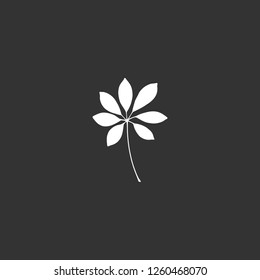 sprout icon vector. sprout sign on black background. sprout icon for web and app