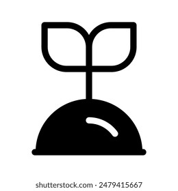 Sprout Icon Vector Symbol Design Illustration
