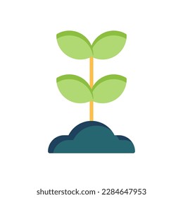 sprout icon for your website design, logo, app, UI.