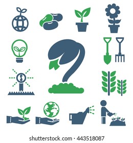 sprout icons set