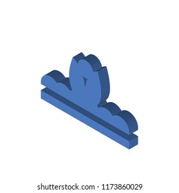 Sprout isometric left top view 3D icon