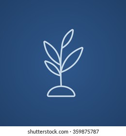 Sprout line icon.