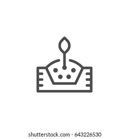 Sprout line icon