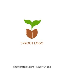 Coffee Tree Silhouette Logo Vector Design Stock Vector (Royalty Free ...