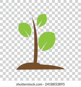 sprout logo icon, eps 10