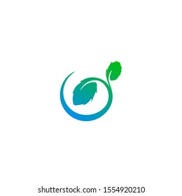Sprout logotype, icon, vector illustration