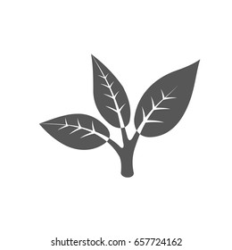 Sprout new life vector logo