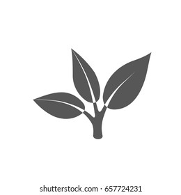 Sprout new life vector logo