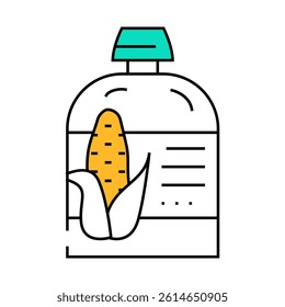 sprout organic baby food line icon vector. sprout organic baby food sign. isolated symbol illustration