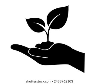 Sprout In The Palms of Logo