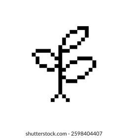 sprout plant retro pixel art