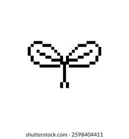 sprout plant retro pixel art