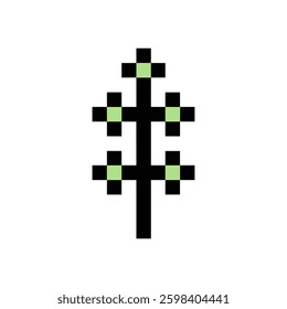 sprout plant retro pixel art