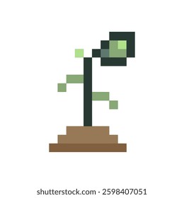 sprout plant retro pixel art