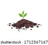 pile of soil vector
