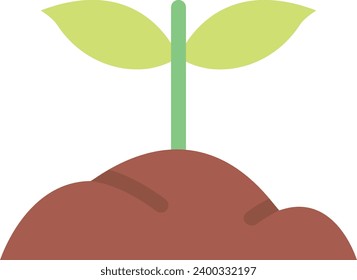 Sprout single vector line icon