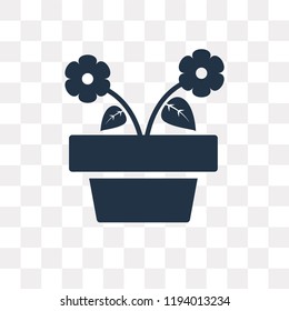 Sprout vector icon isolated on transparent background, Sprout transparency concept can be used web and mobile