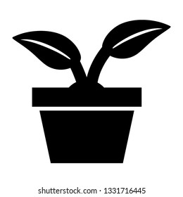sprout vector icon. sprout sign on white background. sprout icon for web and app - Vector