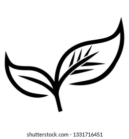 sprout vector icon. sprout sign on white background. sprout icon for web and app - Vector